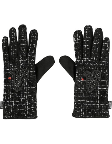 Guantes Tejido Mujer Anekke Negro