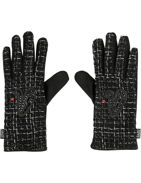 Guantes Tejido Mujer Anekke Negro Guantes Tejido Mujer Anekke Negro