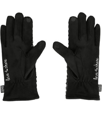 Guantes Tejido Mujer Anekke Negro 2