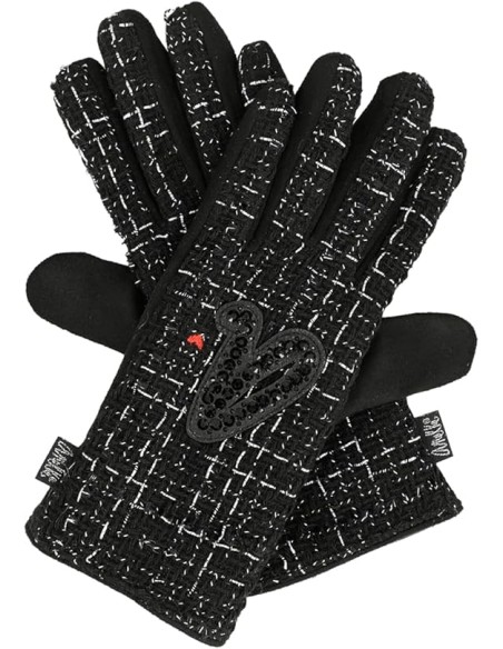 Guantes Tejido Mujer Anekke Negro Guantes Tejido Mujer Anekke Negro