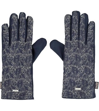 Guantes Tejido Mujer Anekke Azul