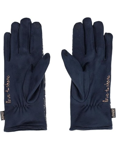 Guantes Tejido Mujer Anekke Azul