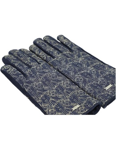 Guantes Tejido Mujer Anekke Azul