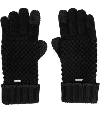 Guantes Punto Mujer Anekke Negro