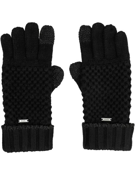 Guantes Punto Mujer Anekke Negro Guantes Punto Mujer Anekke Negro