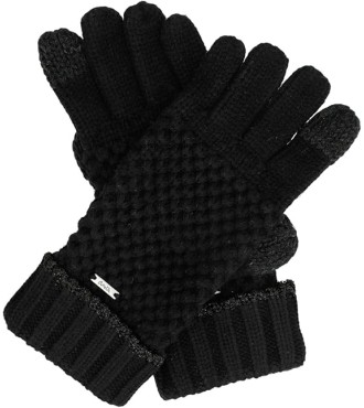 Guantes Punto Mujer Anekke Negro 2