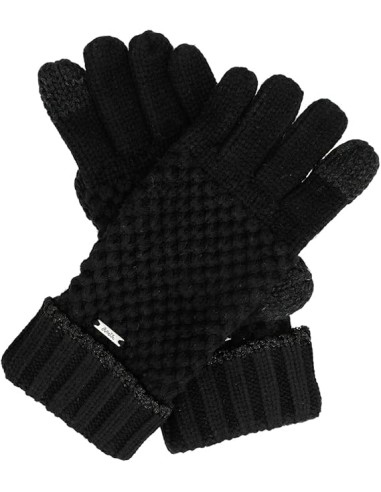 Guantes Punto Mujer Anekke Negro