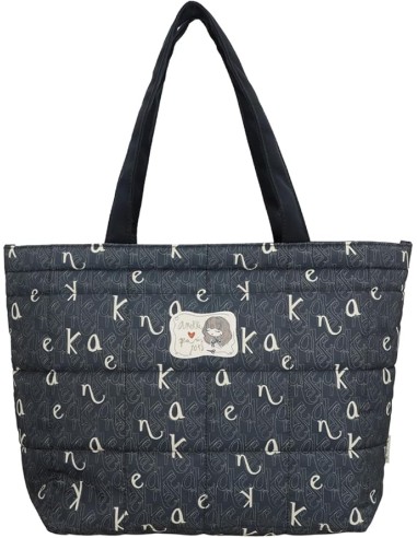 Bolso Doble Asa Grande Textil Anekke