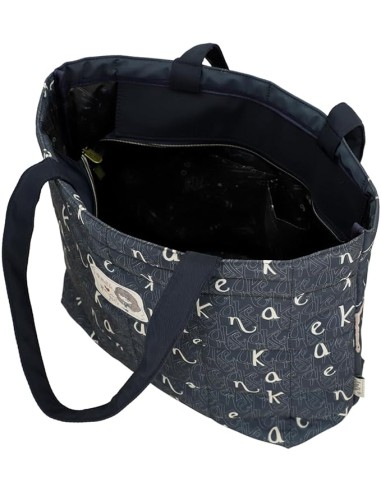 Bolso Doble Asa Grande Textil Anekke