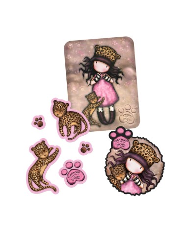 EXPOSITOR 18 PACKS PEGATINAS GORJUSS™ "PURRRRRFECT LOVE"