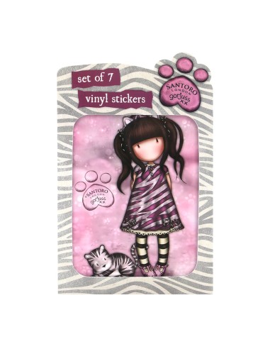 EXPOSITOR 18 PACKS PEGATINAS GORJUSS™ "PURRRRRFECT LOVE"