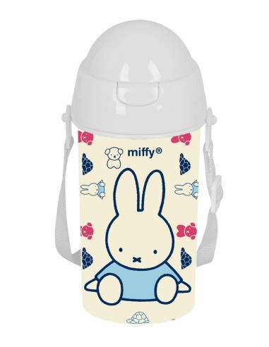 BOTELLA 500ml APERTURA AUTOM. CON PAJITA MIFFY "BUDDY" Bo...