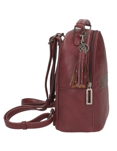 7232142 MOCHILA 25CM. PJL BERA BURDEOS