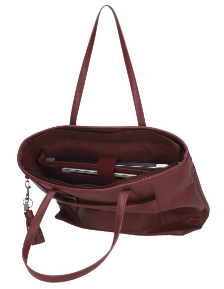 7237542 BOLSO TOTE PJL BERA BURDEOS 7237542 BOLSO TOTE PJL BERA BURDEOS