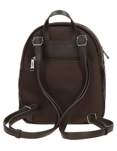 7222142 MOCHILA 25CM. PJL NATALIE MARRON