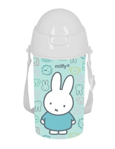 BOTELLA 500ml APERTURA AUTOM. CON PAJITA MIFFY "FRIENDS" ...