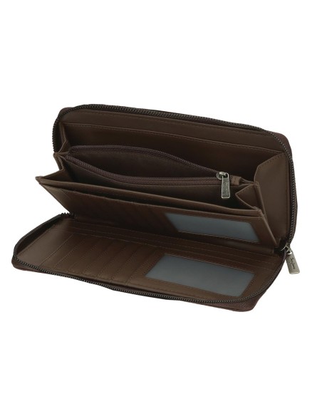 7228542 BILLETERO-MONEDERO. PJL NATALIE MARRON 7228542 BILLETERO-MONEDERO. PJL NATALIE MARRON