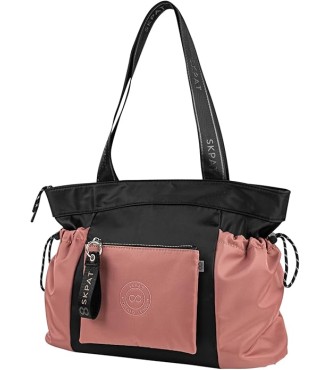 Bolso Doble Asa C/Bandolera Mujer Skpat Mersey Negro