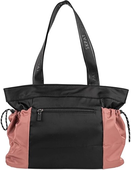 Bolso Doble Asa C/Bandolera Mujer Skpat Mersey Negro Bolso Doble Asa C/Bandolera Mujer Skpat Mersey Negro