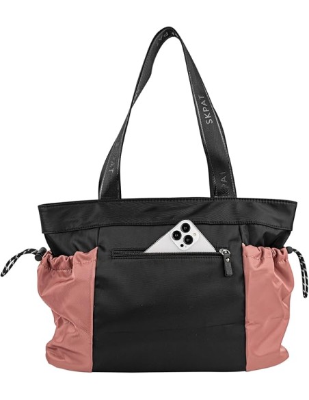 Bolso Doble Asa C/Bandolera Mujer Skpat Mersey Negro Bolso Doble Asa C/Bandolera Mujer Skpat Mersey Negro