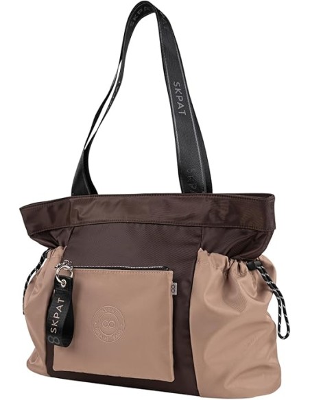 Bolso Doble Asa C/Bandolera Mujer Skpat Mersey Marrón Bolso Doble Asa C/Bandolera Mujer Skpat Mersey Marrón