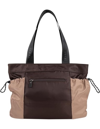 Bolso Doble Asa C/Bandolera Mujer Skpat Mersey Marrón