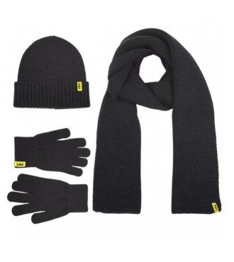 Set Gorro-Bufanda-Guantes Lois Negro 2