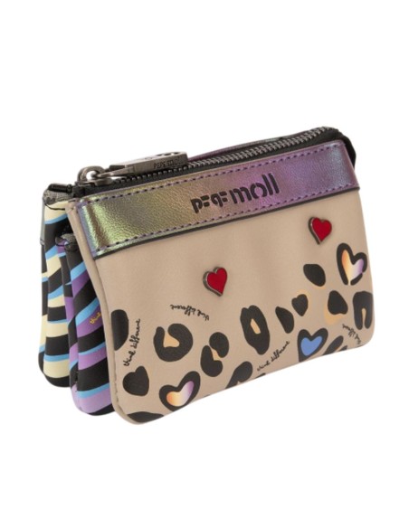 Monedero Triple Mujer Pepe Moll Melodie Print Monedero Triple Mujer Pepe Moll Melodie Print