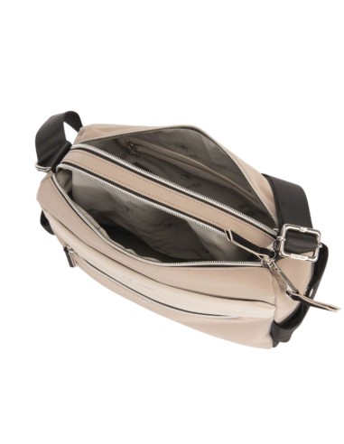 Bolso Bandolera Doble Pepe Moll Veronica Tri-Taupe