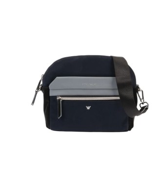 Bolso Bandolera Doble Pepe Moll Veronica Tri-Navy