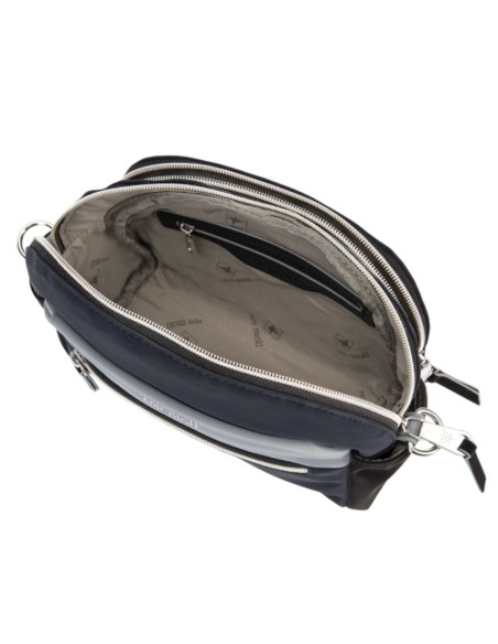 Bolso Bandolera Doble Pepe Moll Veronica Tri-Navy Bolso Bandolera Doble Pepe Moll Veronica Tri-Navy