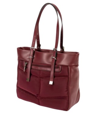 Bolso Doble Asa Pepe Moll Leonor Burdeos 2