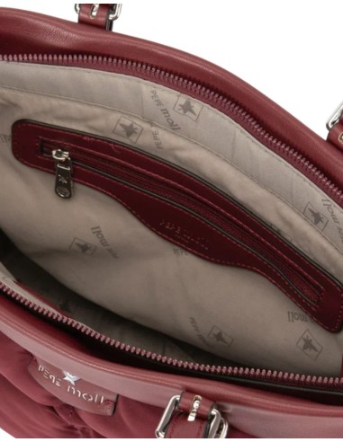 Bolso Doble Asa Pepe Moll Leonor Burdeos