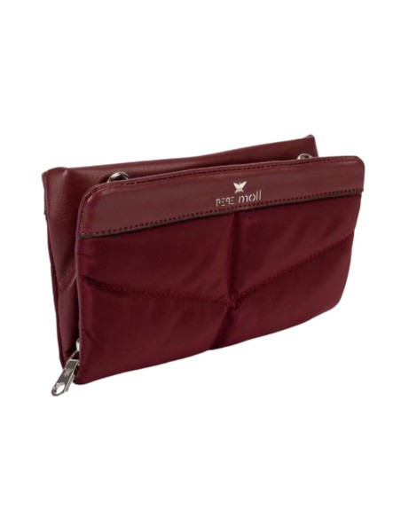 Bolso Bandolera/Cartera Pepe Moll Leonor Burdeos Bolso Bandolera/Cartera Pepe Moll Leonor Burdeos