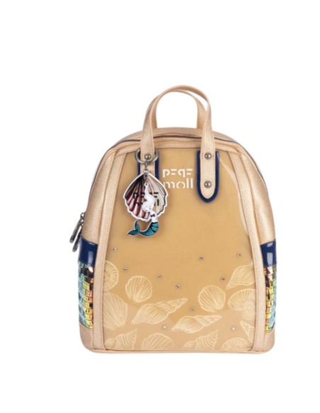 Mochila Paseo Pepe Moll Leia Beige Mochila Paseo Pepe Moll Leia Beige