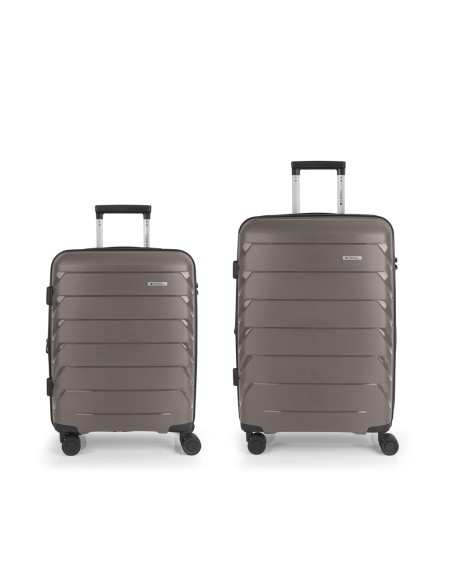 Set 2 Maletas C22-M  Gabol Origami Piedra Set 2 Maletas C22-M  Gabol Origami Piedra