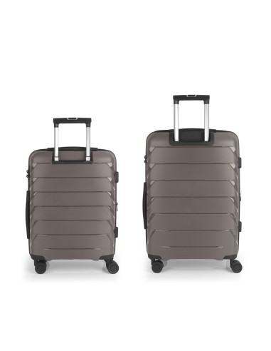 Set 2 Maletas C22-M  Gabol Origami Piedra