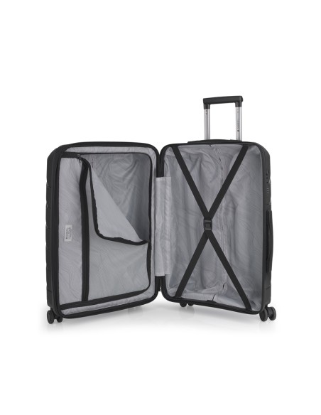 Set 2 Maletas M-L Gabol Origami Negro Set 2 Maletas M-L Gabol Origami Negro