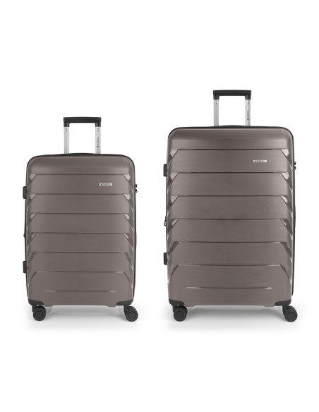 Set 2 Maletas M-L Gabol Origami Piedra Set 2 Maletas M-L Gabol Origami Piedra