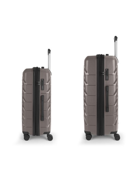 Set 2 Maletas M-L Gabol Origami Piedra Set 2 Maletas M-L Gabol Origami Piedra