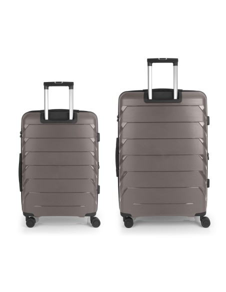 Set 2 Maletas M-L Gabol Origami Piedra Set 2 Maletas M-L Gabol Origami Piedra