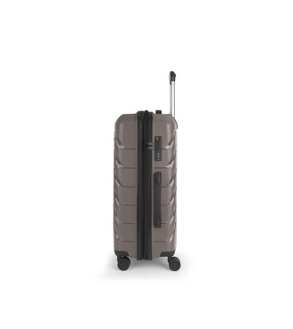 Maleta Trolley Mediano Gabol Origami Piedra 2