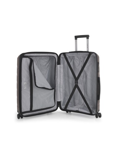 Maleta Trolley Mediano Gabol Origami Piedra