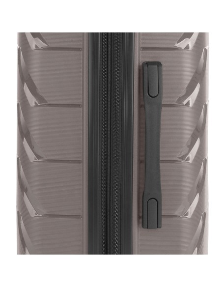 Maleta Trolley Mediano Gabol Origami Piedra Maleta Trolley Mediano Gabol Origami Piedra