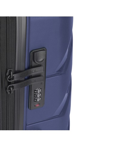 Maleta Trolley Grande Gabol Origami Azul