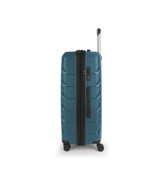 Maleta Trolley Grande Gabol Origami Turquesa 2
