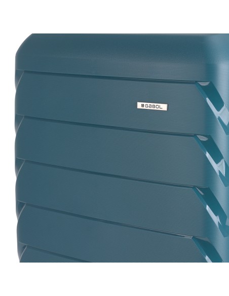 Maleta Trolley Grande Gabol Origami Turquesa Maleta Trolley Grande Gabol Origami Turquesa