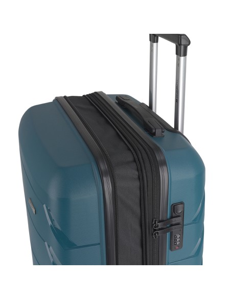 Maleta Trolley Grande Gabol Origami Turquesa Maleta Trolley Grande Gabol Origami Turquesa