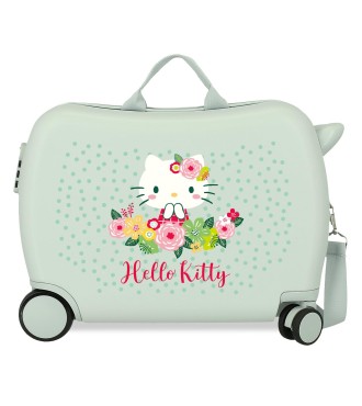 4129811 MALETA INF.ABS 4R.(2 MULTI.). FLORAL KITTY MENTA