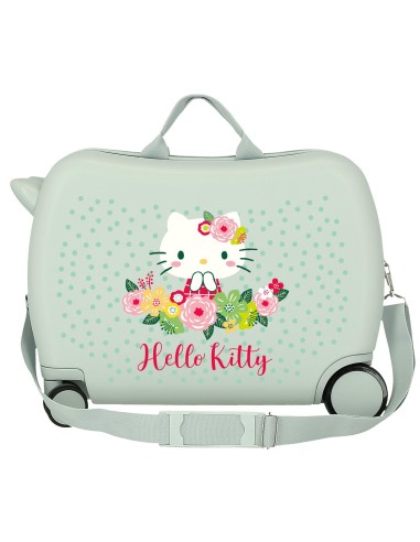 4129811 MALETA INF.ABS 4R.(2 MULTI.). FLORAL KITTY MENTA